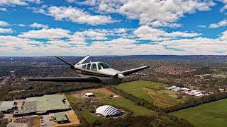 V35B Beechcraft Bonanza YPPFYPAD Parafield Airport to Adelaide Intl Australia [upl. by Ahselrak]