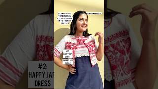 Assam Gamosa to Trendy Dresses wwwquirkykanyain assam dress viralvideo [upl. by Dew]