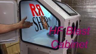 Harbor Freight Industrial Blast Cabinet  Open Box to Operation [upl. by Merrilee]