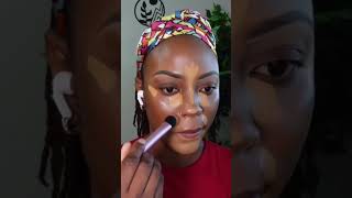 GLOWY MAKEUP TUTORIAL woc darkskin brownskin [upl. by Braunstein]