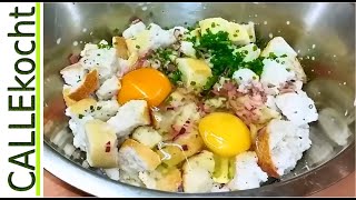 Perfekte Semmelknödel zubereiten und kochen  Omas Rezept einfach selber machen [upl. by Ataymik171]