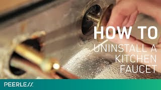 How to Remove a Kitchen Faucet [upl. by Mackler]