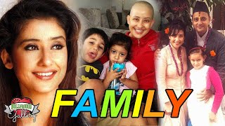 Manisha Koirala Family With Parents Husband Brother Grandparents amp Affair [upl. by Nomolos103]