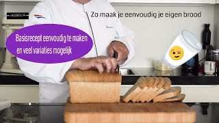 Zo maak je zelf eenvoudig je eigen brood [upl. by Aisenat]