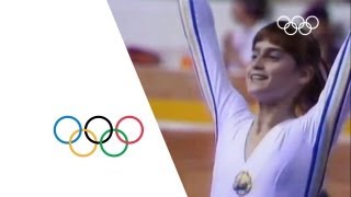 Nadia Comaneci  First Perfect 10  Montreal 1976 Olympics [upl. by Jamila]