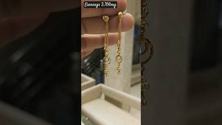 सुईधागा महिलाओं की मनपसंद Earrings design goldearrings SUI DHAGA viral india gold shorts [upl. by Namrej641]