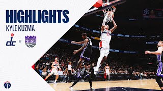 Highlights Kyle Kuzma scores 31 in win over Kings  032124 [upl. by Ikceb]