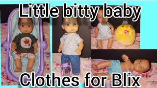 American girl Little Bitty Baby Etsy clothes haul [upl. by Keyte]