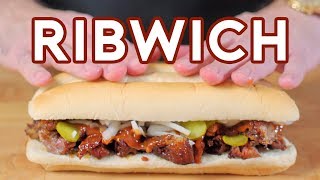 Binging with Babish Ribwich from The Simpsons [upl. by Verine980]