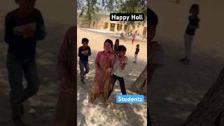 Happy Holi at School happyholi activitybasedlearning holishorts students shorts [upl. by Orly]