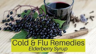 Herbal Remedies for Cold and Flu – Elderberry Syrup as Medicine [upl. by Josephson]