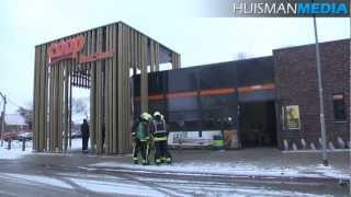 Brand Coop Bad Nieuweschans  10 maart 2013 [upl. by Tomkin]