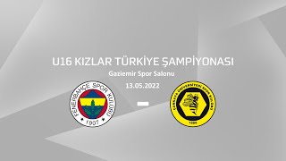 Fenerbahçe  Çankaya Üniversitesi U16 Kızlar Türkiye Şampiyonası Çeyrek Final [upl. by Atenik]