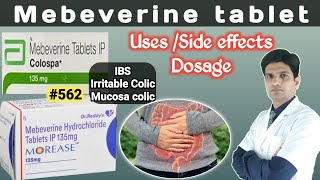 Mebeverine hydrochloride in hindi  Morease 135 mg uses in hindi  Colospa x 135 mg in hindi [upl. by Norok]