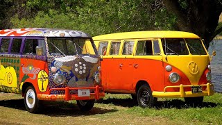 Two Most Famous VW Buses Woodstock Light Bus and Fast Times Bus  MicBergsma [upl. by Niamor351]