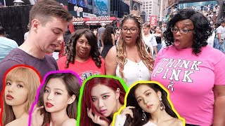 Asking NYC Strangers to Pick the Prettiest BLACKPINK Member [upl. by Sacci]