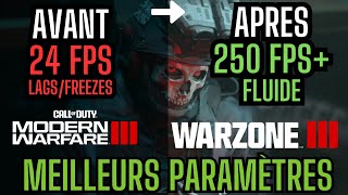 Meilleurs paramètres graphiques Warzone 3 MW3 Saison 5 Rechargée Boost FPS et visibilité [upl. by Allister]