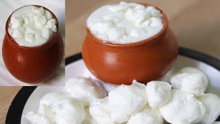 2 मिनट में बनाए दही से मक्खन  Orignal Butter from Curd  How to make Butter at Home  Village food [upl. by Aldercy]