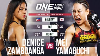 Denice Zamboanga vs Jihin Radzuan  Full Fight Replay [upl. by Katalin]