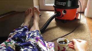 Relaxing VACUUMING SOUND Henry the Hoover ASMR Hoover Noise ➡️ henryhoover asmrvacuum vacuumsound [upl. by Aciretal]