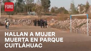 Localizan a mujer muerta en Parque Cuitláhuac en Iztapalapa  Las Noticias [upl. by Knobloch122]