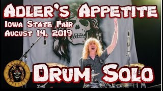 Steven Adler Drum Solo at the Iowa State Fair  August 14 20193 [upl. by Llerrehs]