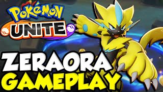 ZERAORA OP Pokemon UNITE Zeraora Gameplay Showcase 19 [upl. by Phoebe251]