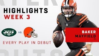 Every Baker Mayfield Play in NFL Debut [upl. by Ssilb]