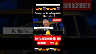 VERHANDLUNGEN anstatt WAFFENLIEFERUNGEN 🇩🇪🤝🇷🇺 europa russland ukraine politik deutschland [upl. by Os535]