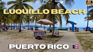 Luquillo Beach Puerto Rico 4K 🇵🇷 [upl. by Ellehcrad904]