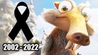 ¡MUERE SCRAT Adios a la POPULAR ARDILLA de La Era de Hielo 2022 [upl. by Otreblada]