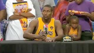 Lakers Ron Artest Post Game7 Interview 2010 Championship [upl. by Stultz175]