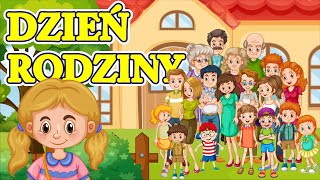 Dzień rodziny 👪 Moja rodzina prezentacja dla dzieci 👪 [upl. by Orihakat380]