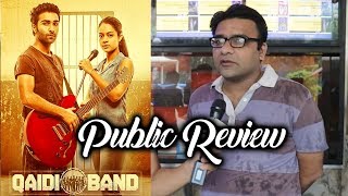 Qaidi Band Movie Public Review  Aadar Jain  Anya Singh [upl. by Ahterahs]