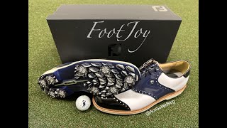 Unboxing Premier Series Wilcox Golf Shoes from FootJoy [upl. by Dielu315]