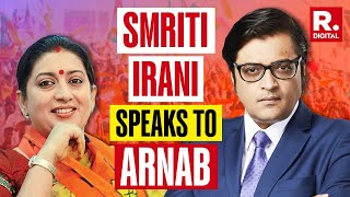 Smriti Irani Speaks To Arnab On Rahul Gandhi Personal Attacks amp Rohith Vemula Case  Arnabs Debate [upl. by Yerroc]