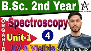 BSc 2nd Year Organic Chemistry  Spectroscopy  UV amp Visible Chromophore and Auxochrome Lec  4 [upl. by Herminia]