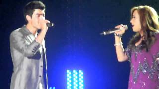 This Is MeWouldnt Change a Thing Jonas Brothers World Tour 2010 with Demi Lovato 82810 JEMI [upl. by Bloom]