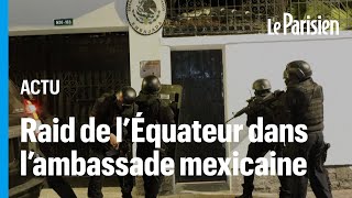 Le Mexique en pleine crise diplomatique avec lÉquateur après un raid policier dans son ambassade [upl. by Tema]