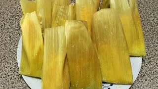 Tamales De Elote  Uchepos [upl. by Quintina]