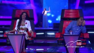 Anahit GabrielyanԿարոտ by A Khachatryan  The Voice of Armenia – The Blind Auditions – Season 3 [upl. by Nitsruk]