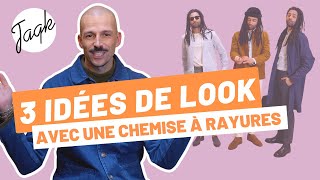 Comment porter une chemise à rayures  3 looks pour le printemps [upl. by Tannie]