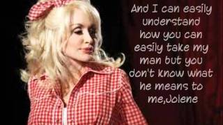 Jolene Dolly Parton Lyrics [upl. by Ellwood]