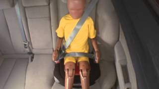 Demonstration crashes  Importance of child restraints [upl. by Divine]