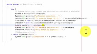 CLIENTE SERVIDOR EN JAVA [upl. by Ellord]