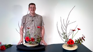 How To Make A Simple Ikebana Inspired Design [upl. by Amorita47]