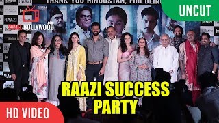 UNCUT  Raazi Grand Success Party  Alia Bhatt Vicky Kaushal Karan Johar Meghna Gulzar [upl. by Yeldahc]