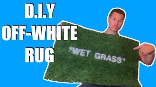 HOW TO DIY OffWhite x Ikea Rug For 15  quotWet Grassquot Rug  Tutorial [upl. by Sergius]