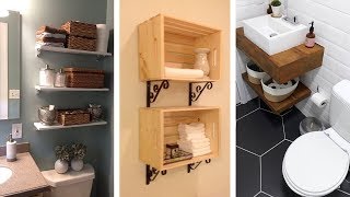 20 Genius Small Bathroom Storage Ideas [upl. by Lacie]