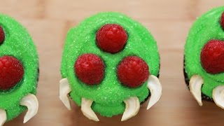 HOW TO MAKE METROID CUPCAKES  NERDY NUMMIES [upl. by Esyak]